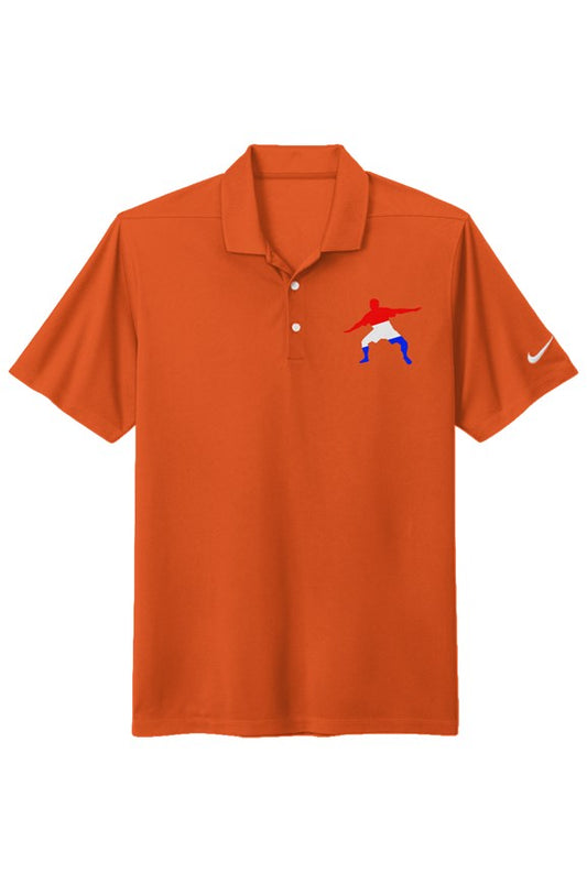 nike dri-fit micro pique 2.0 polo- Orange