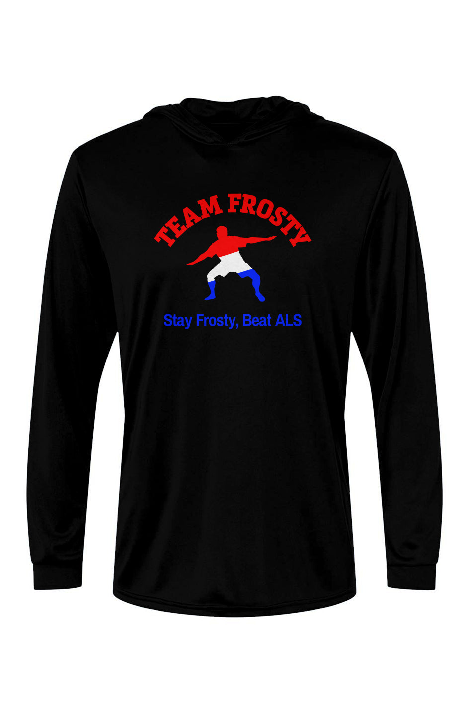 Frostman w/USA on back Bahama Hooded LS Tee
