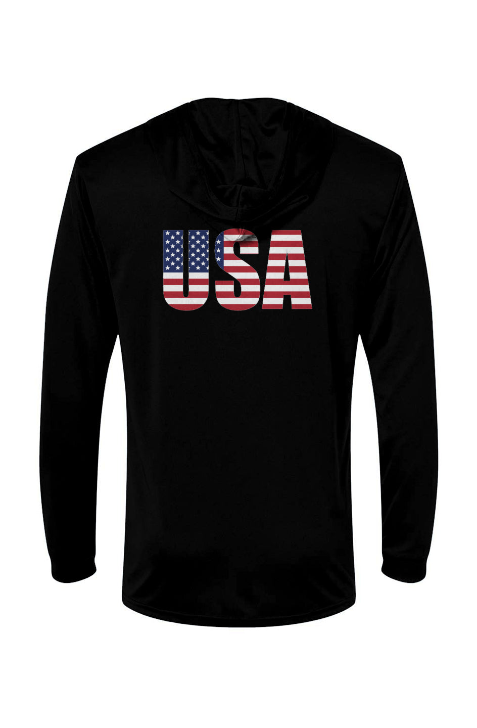 Frostman w/USA on back Bahama Hooded LS Tee