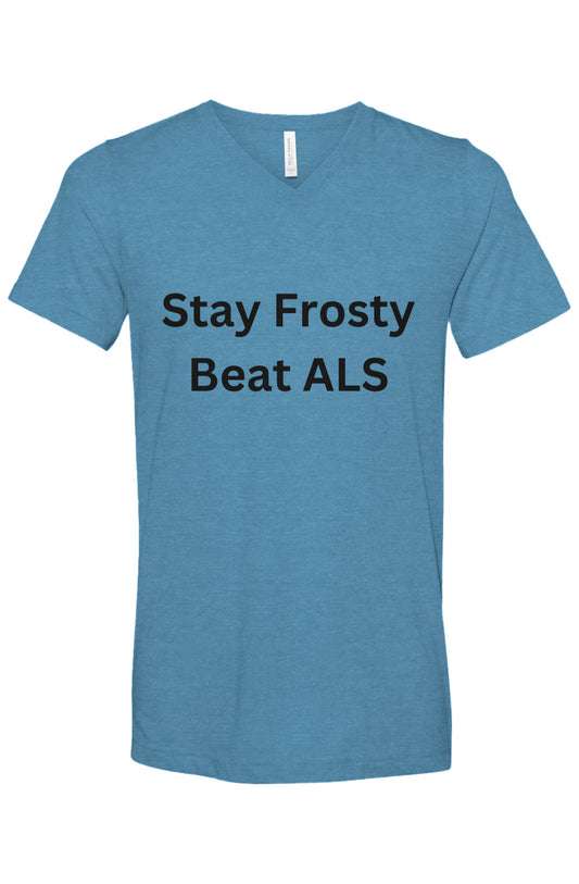 Stay Frosty Beat ALS V-Neck Tee