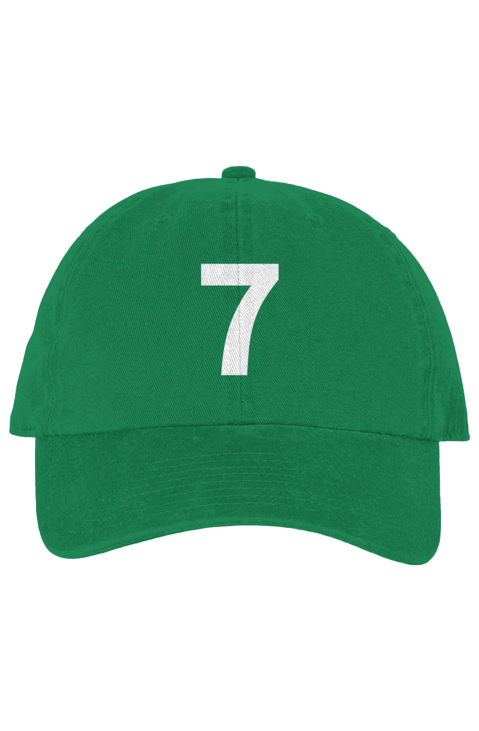 '47 "7" Clean Up Dad Hat, Green with White 7
