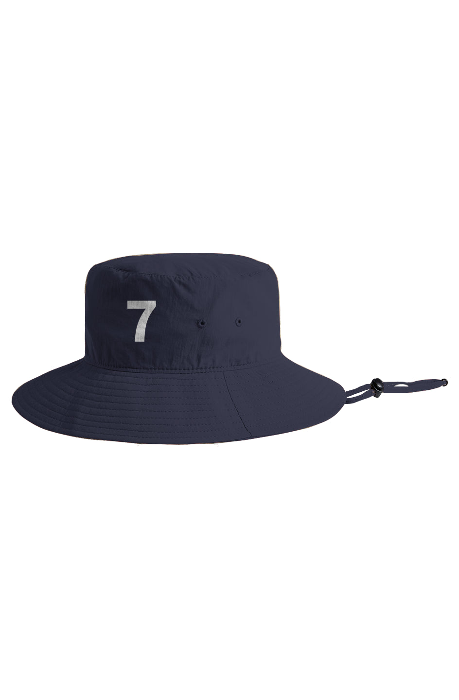 "7" Nylon Wide Brim Bucket Hat