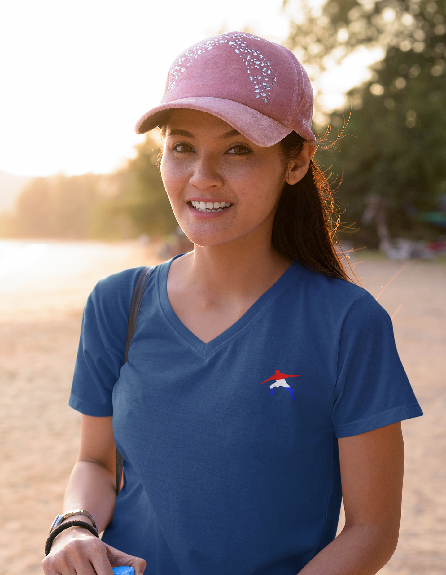 Frostman- Womens Triblend V-Neck Tee