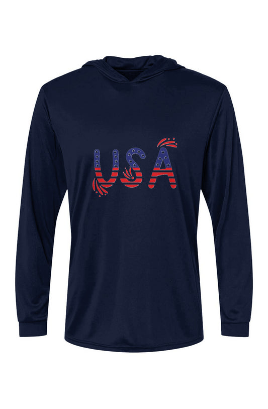 USA Bahama Hooded LS Tee