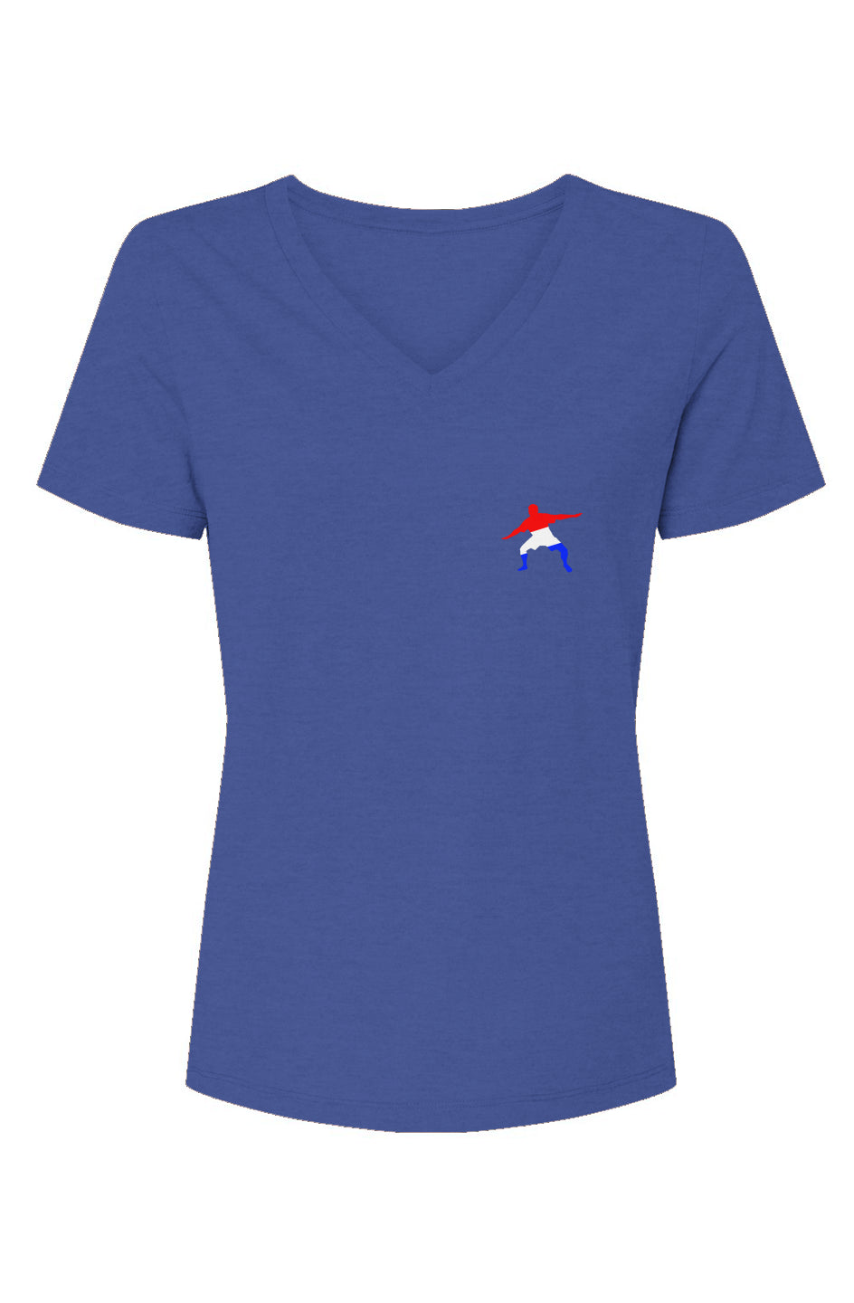 Frostman- Womens Triblend V-Neck Tee