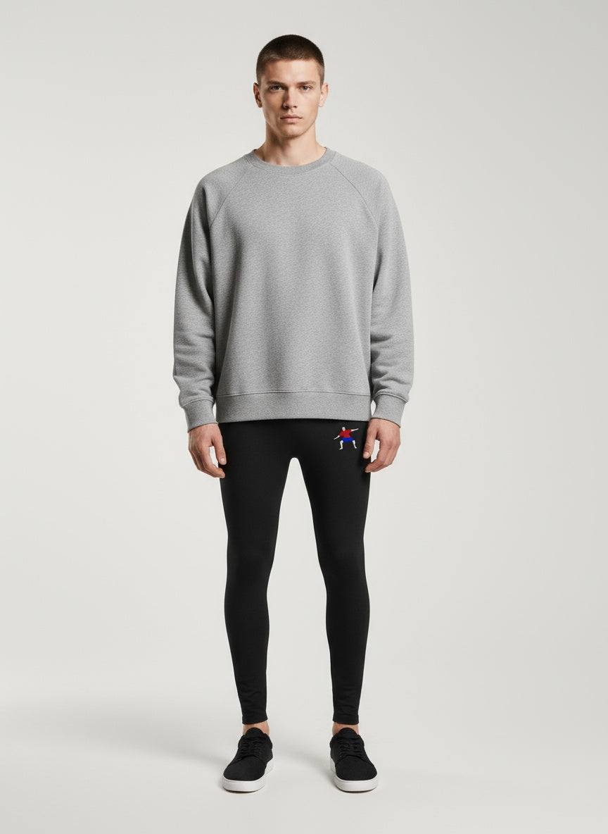 Full body view of the model wearing Frostman Womens Leggings