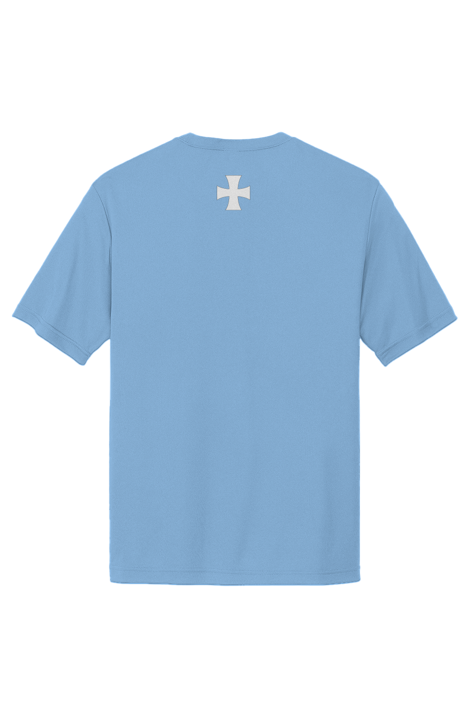 Close-up of Sigma Chi for Gamma Psi t-shirt fabric