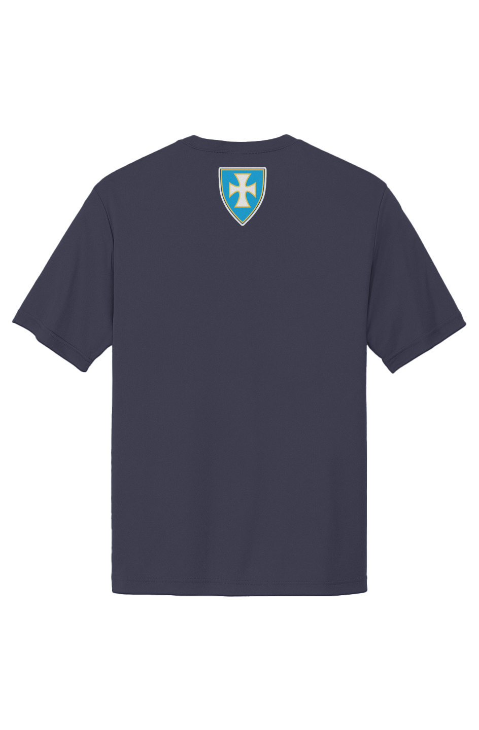 Back view of Sigma Chi PosiCharge Competitor Tee