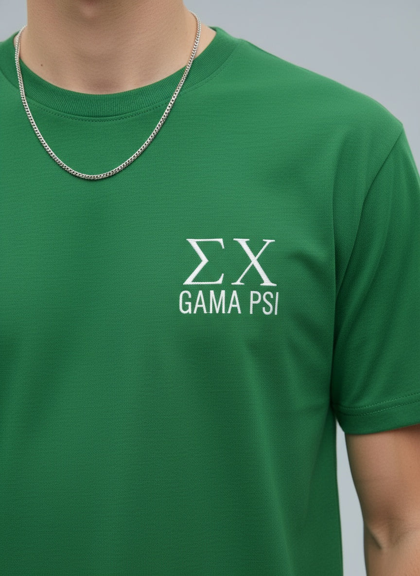 Detail shot of Sigma Chi DryBlend® T-Shirt