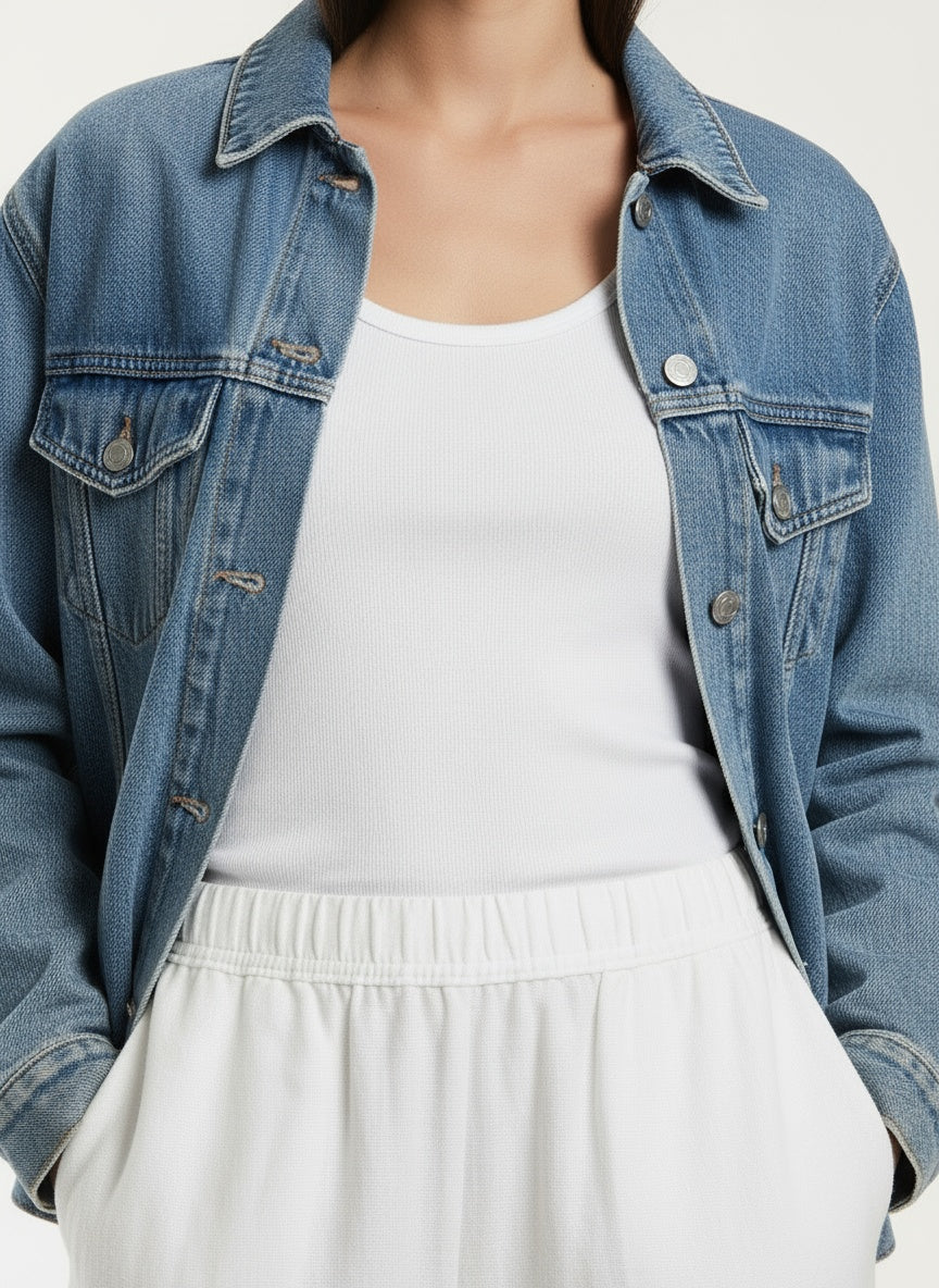 Detail shot of Frostman dad hat- Navy