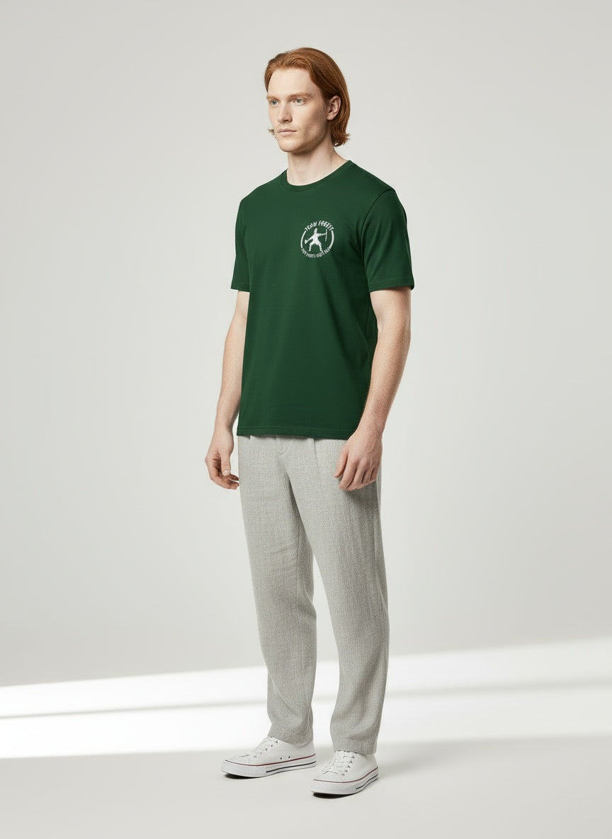 Model wearing St.Patrick's Day 2024 t-shirt