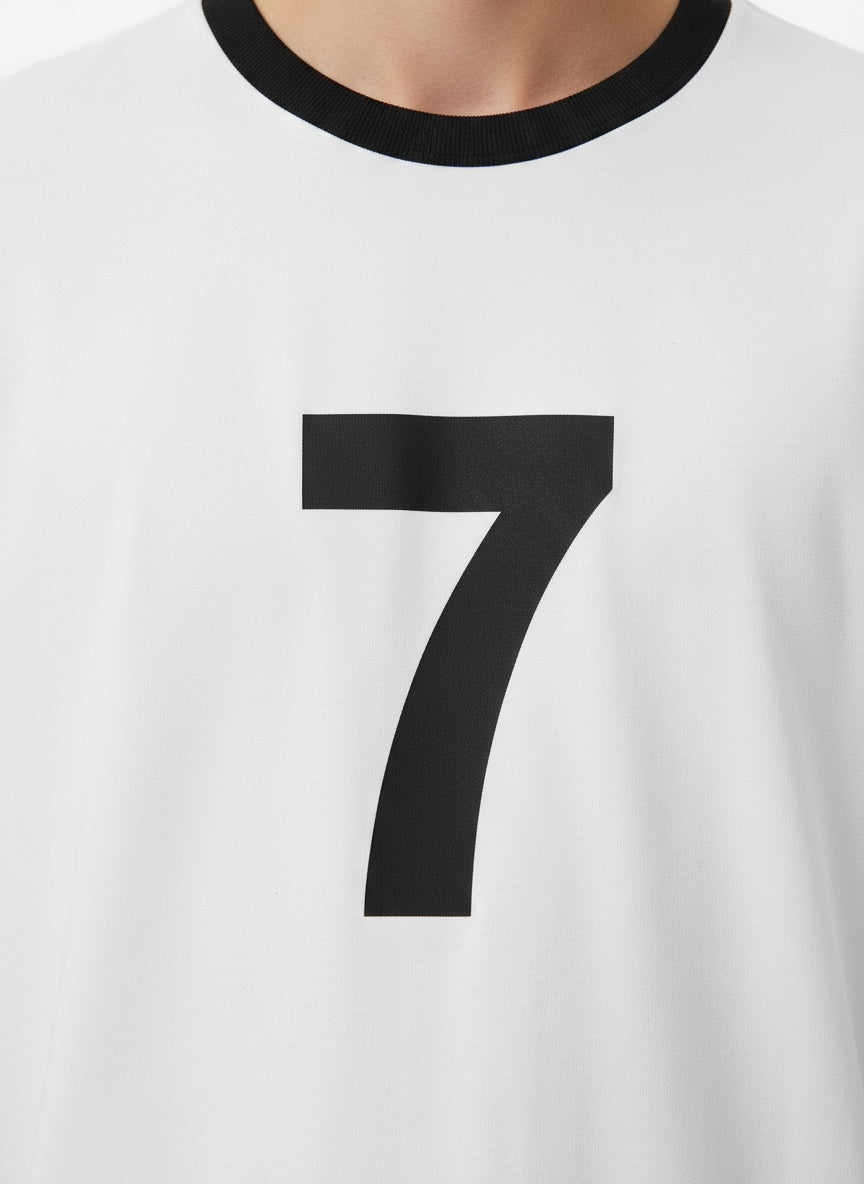 Detail shot of Frostman Vintage Ringer T-Shirt